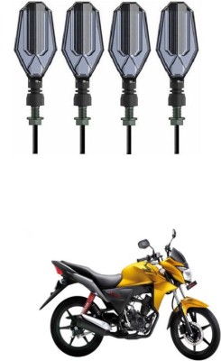 PRTEK Front, Side LED Indicator Light for Honda CB Twister(Blue, Yellow)