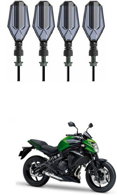PRTEK Front, Side LED Indicator Light for Kawasaki(Blue, Yellow)