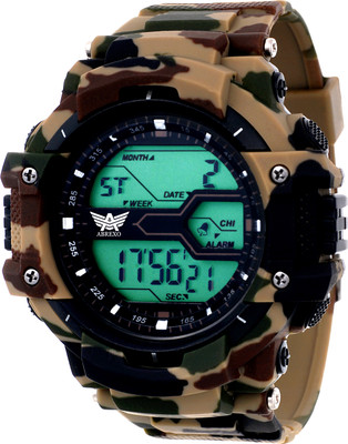 Abrexo Abx1016-Gents Solitary Affrican Army Chronograph Digital Watch Digital Watch - For Men
