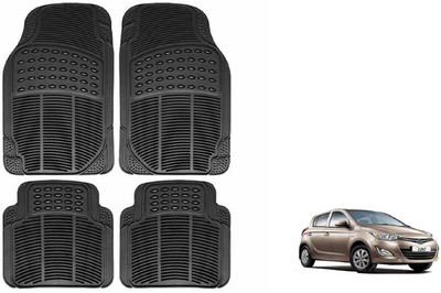Auto Oprema Rubber Standard Mat For  Hyundai i20(Black)