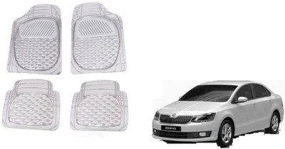 Auto Oprema Rubber Standard Mat For  Skoda Rapid(Clear)