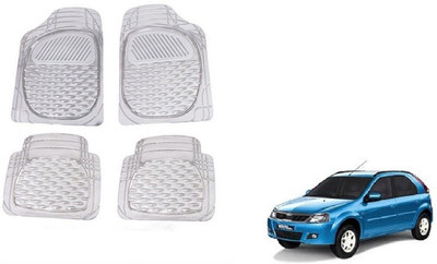 Auto Oprema Rubber Standard Mat For  Mahindra Verito Vibe(Clear)