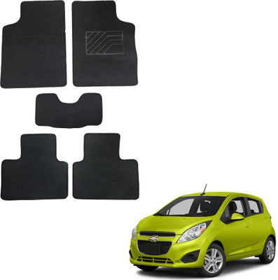 Oshotto Fabric Standard Mat For  Chevrolet Spark(Black)