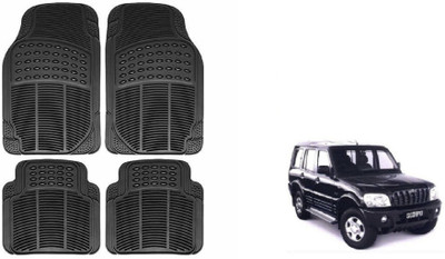 Auto Oprema Rubber Standard Mat For  Mahindra Scorpio(Black)