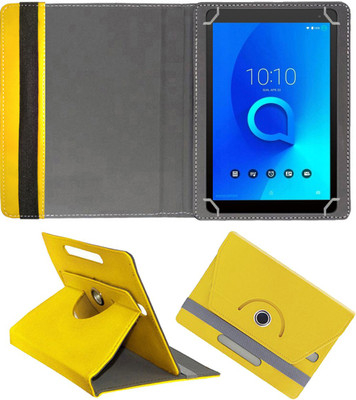 Fastway Flip Cover for Alcatel 1T 10 Tablet(Yellow, Cases with Holder, Pack of: 1)