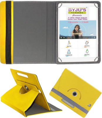 Fastway Flip Cover for Byju Learning Tab 10 Inch(Yellow, Cases with Holder, Pack of: 1)