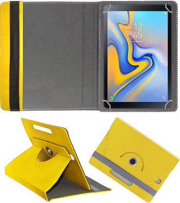 Fastway Flip Cover for Samsung Galaxy Tab A 10.5 inch with Wi-Fi+4G Tablet(Yellow, Cases with Holder)