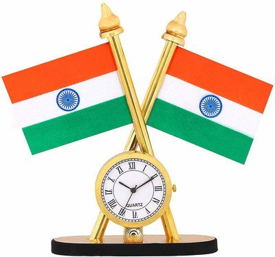 Eliq India Double Sided Wind Car Dashboard Flag(Nylon)