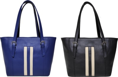 AZED Collections Women Blue, Black Shoulder Bag(Pack of: 2)