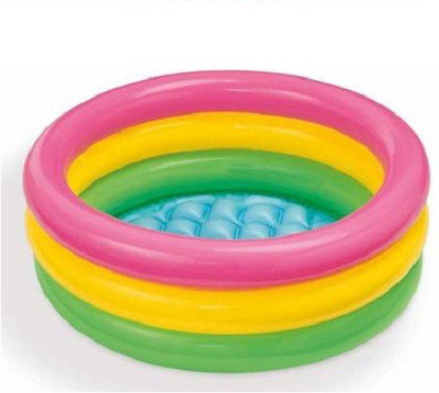 ECOM BHARAT New Branded Inflatable Kids Bath Tub-3Ft,Multicolor Inflatable Pool Inflatable Swimming Pool(Multicolor)
