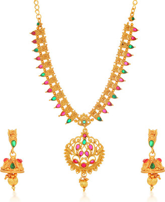 Sukkhi Alloy Gold-plated Multicolor Jewellery Set(Pack of 1)