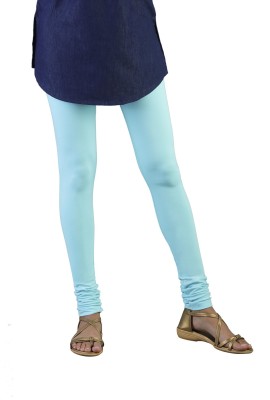 TWIN BIRDS Churidar  Western Wear Legging(Blue, Solid)