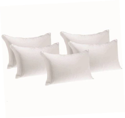 Changers Polyester Fibre Sleeping Pillow Pack of 5 Solid(White)