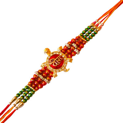 Dms Retail Religious Rakhisc026 NA Rakhi  Set(1 Rakhi With roli chawal)