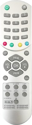 LipiWorld 4 In 1 6710V00140J 6710V00140C 6710V00140D TV Remote Compatible for CRT TV 4 In 1 6710V00140J 6710V00140P 6710V00140C 6710V00140D LG Remote Controller(Gray)