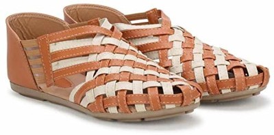 Saheb 786 Tan Bellies For Women(Tan , 6)