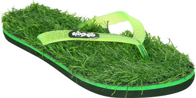 qooqle Women Slippers(Green , 4)