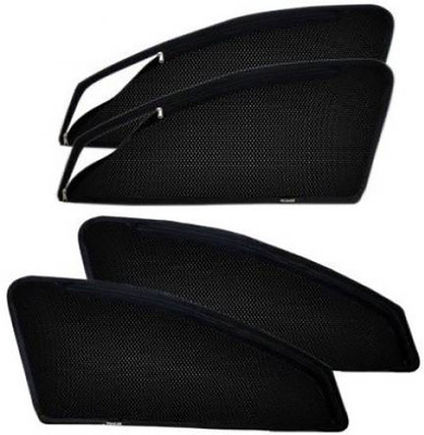 Magnetic Side Window Sun Shade For Tata Indica V2(Black)