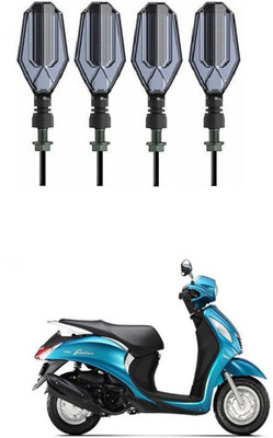 PRTEK Front, Side LED Indicator Light for Yamaha Fascino(Blue, Yellow)