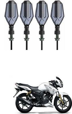 PRTEK Front, Side LED Indicator Light for TVS Apache RTR 180(Blue, Yellow)