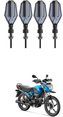 PRTEK Front, Side LED Indicator Light for Hero Passion Pro(Blue, Yellow)