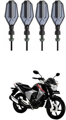 PRTEK Front, Side LED Indicator Light for Honda CB Unicorn Dazzler(Blue, Yellow)