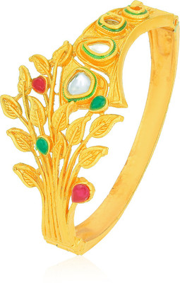 Sukkhi Alloy Diamond Gold-plated Kada