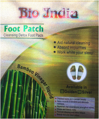 BIO INDIA Foot Patches Adhesive Pads Kit for toxin remover(200 g)