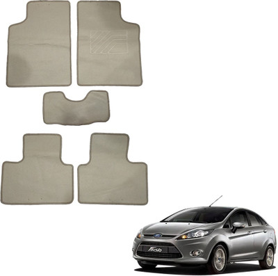 Oshotto Fabric Standard Mat For  Ford Fiesta(Beige)