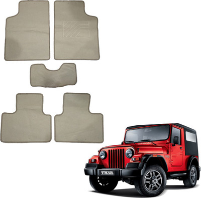 Oshotto Fabric Standard Mat For  Mahindra Thar(Beige)