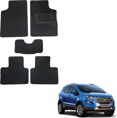 Oshotto Fabric Standard Mat For  Ford Ecosport(Black)