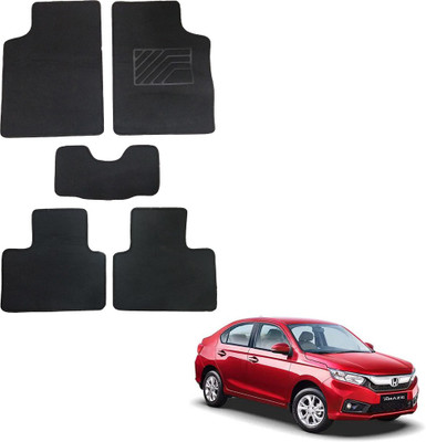 Oshotto Fabric Standard Mat For  Honda Amaze(Black)