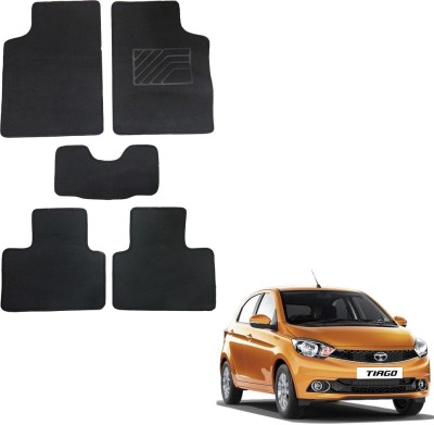 Oshotto Fabric Standard Mat For  Tata Tiago(Black)