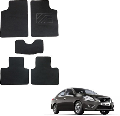 Oshotto Fabric Standard Mat For  Nissan Sunny(Black)