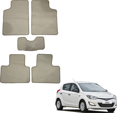 Oshotto Fabric Standard Mat For  Hyundai i20(Beige)