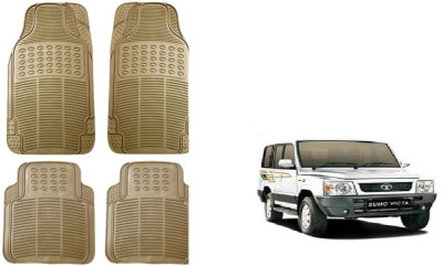Auto Oprema Rubber Standard Mat For  Tata Sumo Victa(Beige)