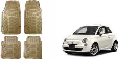 Auto Oprema Rubber Standard Mat For  Fiat 500(Beige)