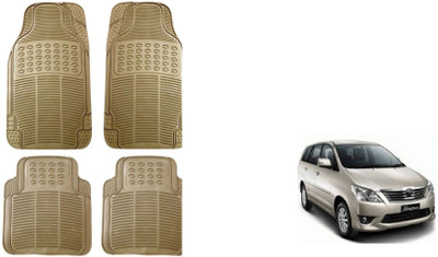 Auto Oprema Rubber Standard Mat For  Toyota Innova(Beige)