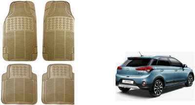 Auto Oprema Rubber Standard Mat For  Hyundai i10 Active(Beige)