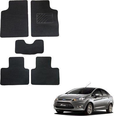 Oshotto Fabric Standard Mat For  Ford Fiesta(Black)