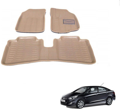 AuTO ADDiCT EVA 3D Mat For  Hyundai Verna Fluidic(Beige)