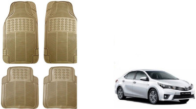 Auto Oprema Rubber Standard Mat For  Toyota Etios Cross(Beige)