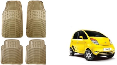 Auto Oprema Rubber Standard Mat For  Tata Nano Genx(Beige)