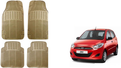 Auto Oprema Rubber Standard Mat For  Hyundai i10(Beige)