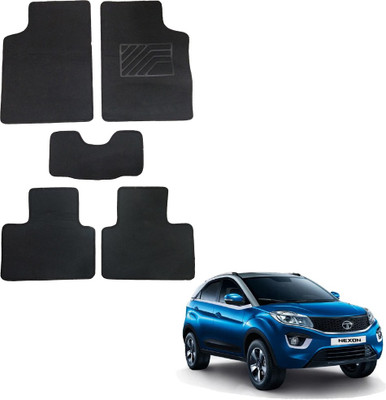 Oshotto Fabric Standard Mat For  Tata Nexon(Black)
