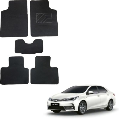 Oshotto Fabric Standard Mat For  Toyota Corolla Altis(Black)