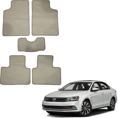 Oshotto Fabric Standard Mat For  Volkswagen Jetta(Beige)