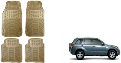 Auto Oprema Rubber Standard Mat For  Maruti Suzuki Grand Vitara(Beige)