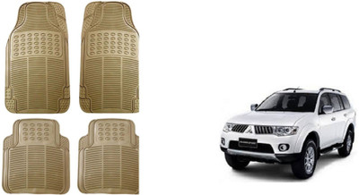 Auto Oprema Rubber Standard Mat For  Mitsubishi Pajero Sport(Beige)