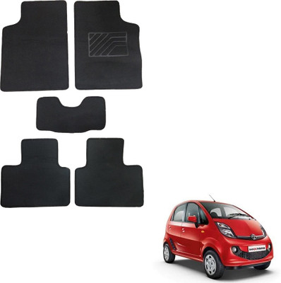 Oshotto Fabric Standard Mat For  Tata Nano(Black)